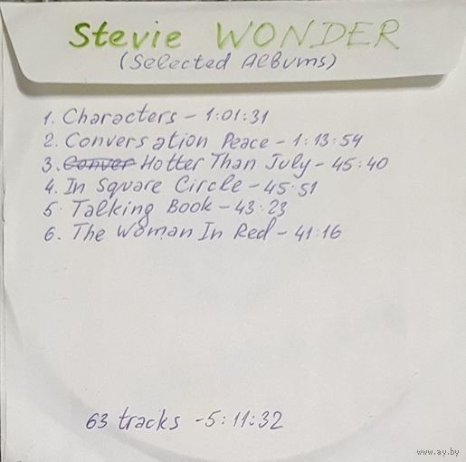 CD MP3 дискография Stevie WONDER - 1 CD
