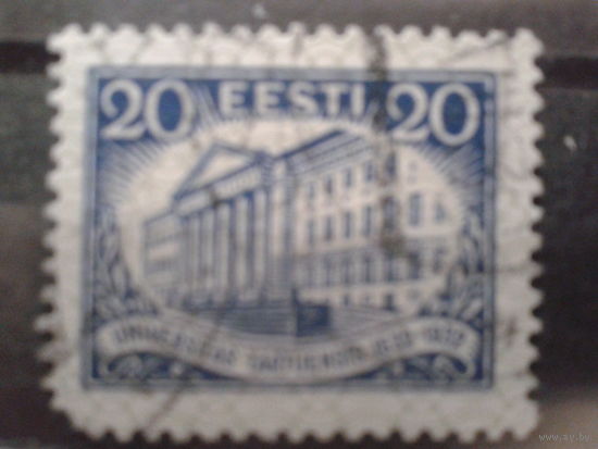Эстония 1932 университет в Тарту 20с