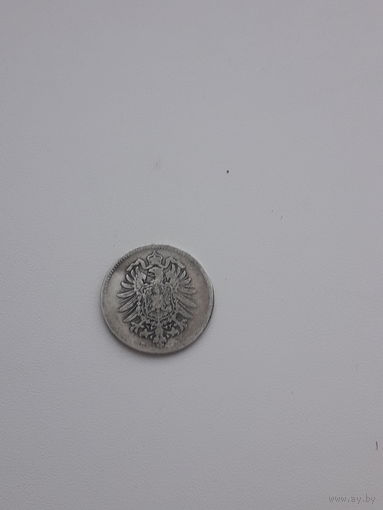 Германия 1 марка 1874 год/D/
