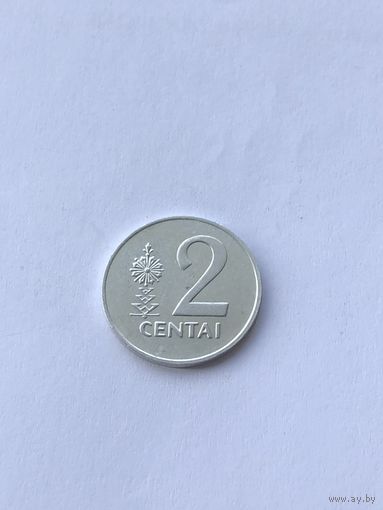2 цента, 1991 г., Литва