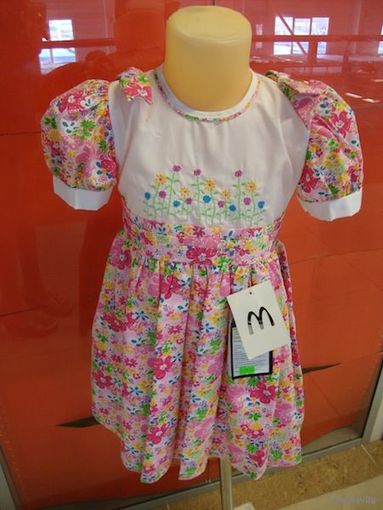 Платье для девочки, 92, 98 и 104 см, новое, Тайланд, 100% хлопок!
