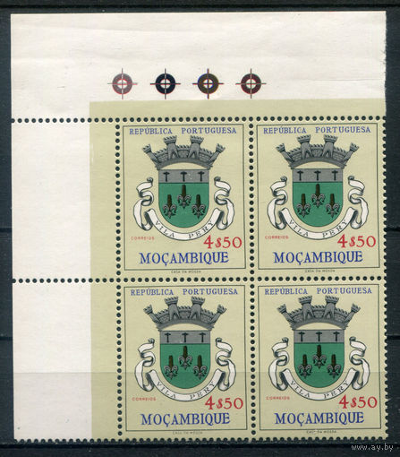 Португальские колонии - Мозамбик - 1961г. - гербы, 4,5 Е - 1 кварт - MNH. Без МЦ!