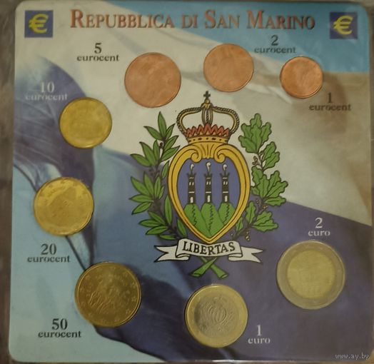 Набор монет евро Сан Марино