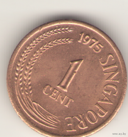 1 цент 1975 г.