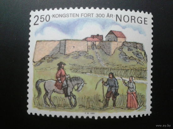 Норвегия 1985 форт Конгстем 17 век