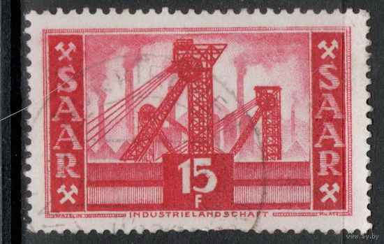 Саар 1952  Горнодобывающая промышленность | Промышленность. Mi:DE-SL 329