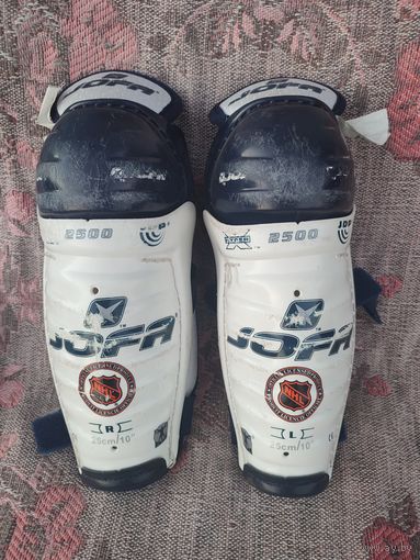 Щитки на ноги наколенники хоккейные детские JOFA