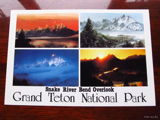 C005-3039 Открытка Grand Teton National Park Snake River США Конец 1990-х – начало 2000-х Чистая Отпечатана в Сингапуре