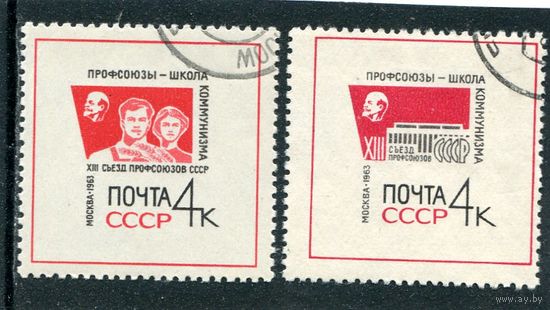 СССР 1963.. Профсоюзы