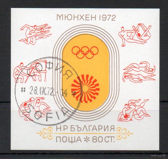 XX летние Олимпийские игры в Мюнхене Болгария  1972 год 1 блок