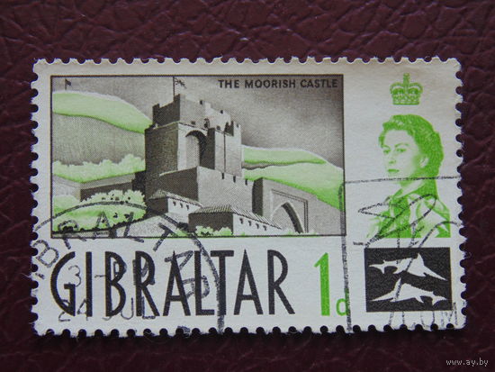 Гибралтар 1960 г. Королева Елизавета II.