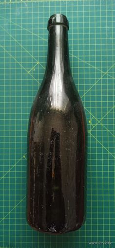 Старая бутылка от алкоголя(довоенная)