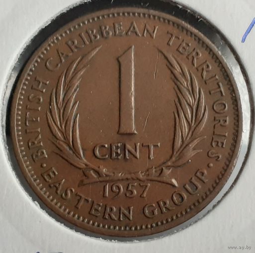 Восточные Карибы 1 цент, 1957