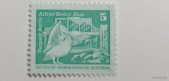 ГДР 1974. Берлинский зоопарк. Малый выпуск