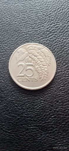 Тринидад и Тобаго 25 центов 1980 г.