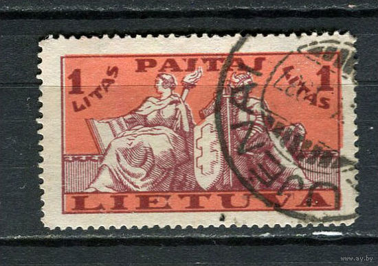 Литва - 1934 - Герб 1L - [Mi.400] - 1 марка. Гашеная.  (Лот 39CH)