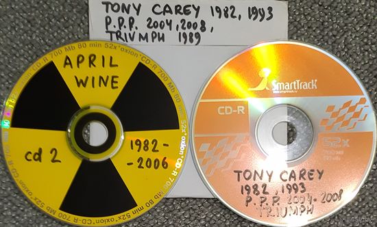 CD MP3 APRIL WINE, Tony CAREY, PLANET P PROJECT - 2 CD