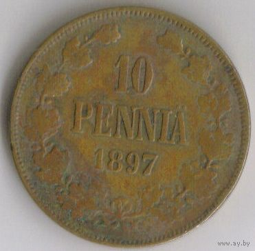 10 пенни 1897 год _состояние VF
