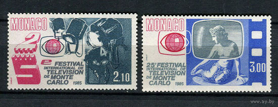 Монако - 1984 - Международный кинофестиваль, Монте-Карло - [Mi. 1662-1663] - полная серия - 2 марки. MNH.