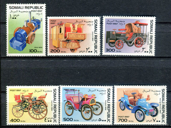Сомали - 1997г. - Старинные автомобили - полная серия, MNH - 6 марок