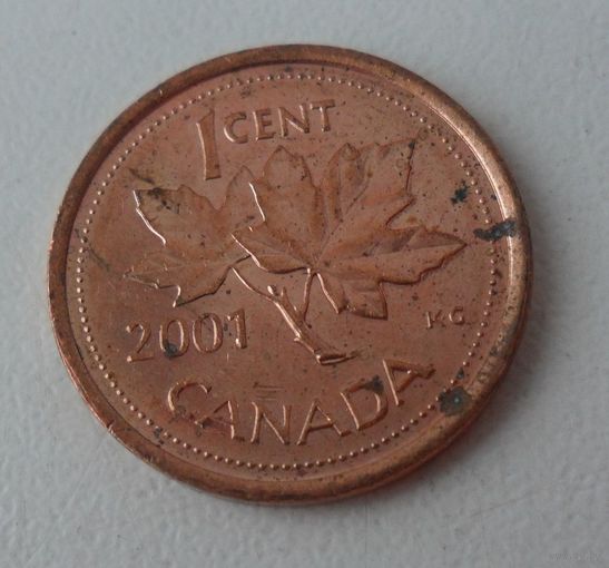 1 цент Канада 2001 г.в. KM# 289