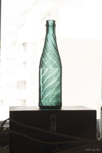 Бутылка 0,33 с узором, пиво-воды 1950-1970 гг.
