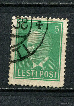 Эстония - 1936 - Константин Пятс 5S - [Mi.115] - 1 марка. Гашеная.  (Лот 40CH)