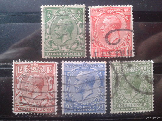 Англия 1924 Король Георг 5  5 марок
