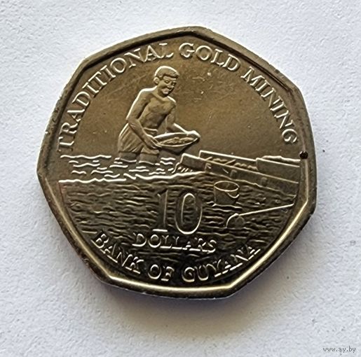Гайана 10 долларов 2009