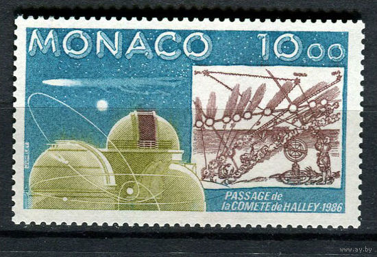 Монако - 1986 - Комета Галлея - [Mi. 1761] - полная серия - 1 марка. MNH.
