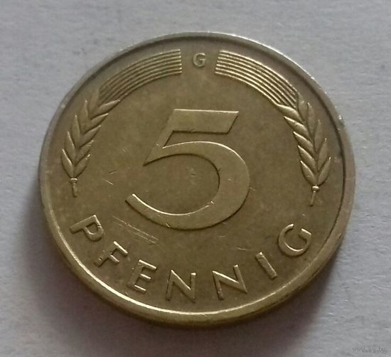 5 пфеннигов, Германия 1989 G