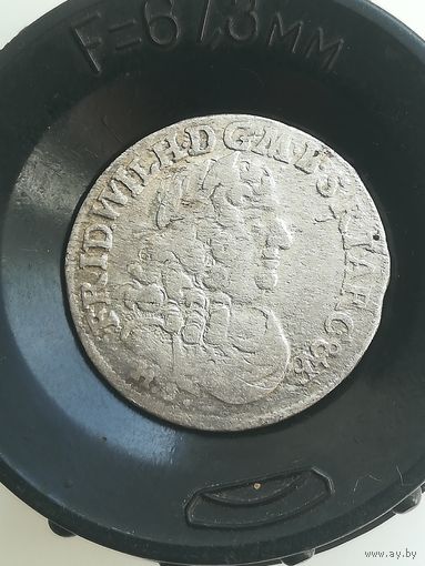 Монета Пруссии 1683 года.