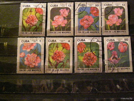 Куба 1985 флора Цветы