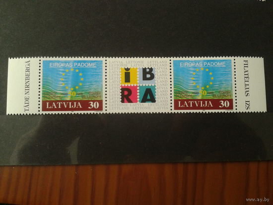 Латвия. 1999г. 50 лет Евросоюзу.
