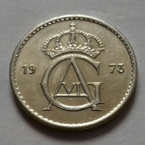 50 эре, Швеция 1973 г.