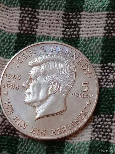Ниуэ 5 долларов 1988 Кеннеди