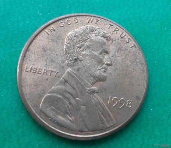 1 цент США 1998 г.в.