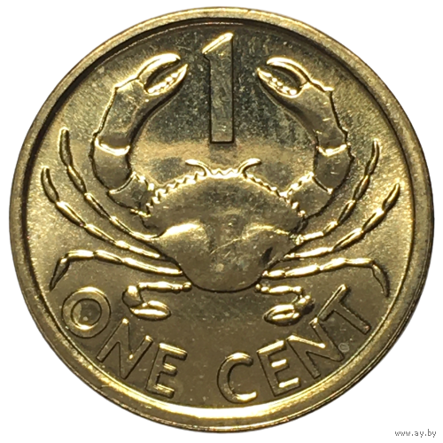 Сейшелы 1 цент, 2014 [UNC]
