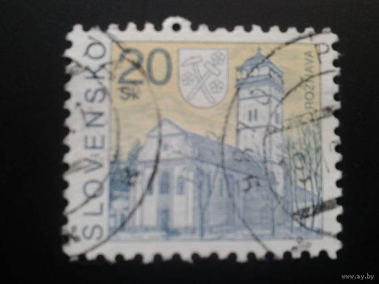 Словакия 2000 стандарт  герб города