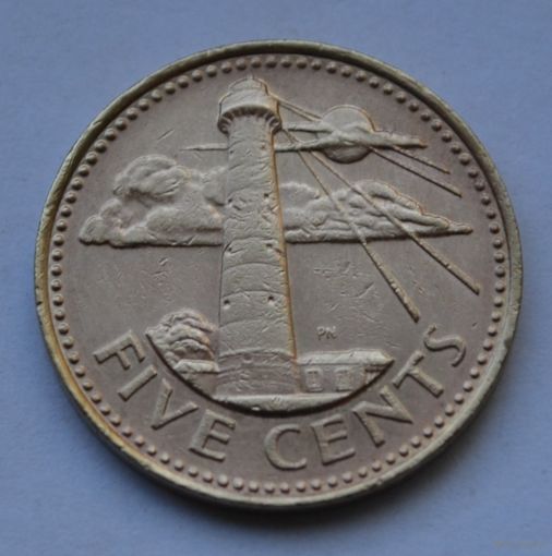 Барбадос, 5 центов 1996 г.