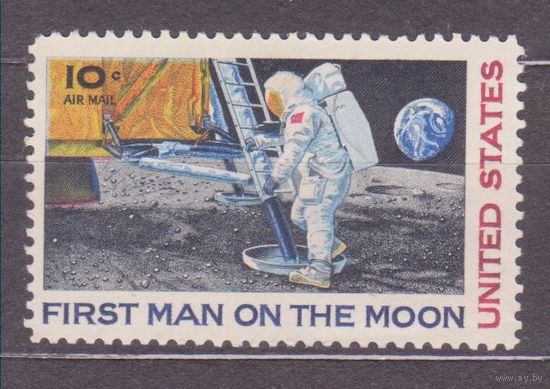 США 1969 Космос Первый человек на Луне Астронавт сер1мар** Mi # 990//2