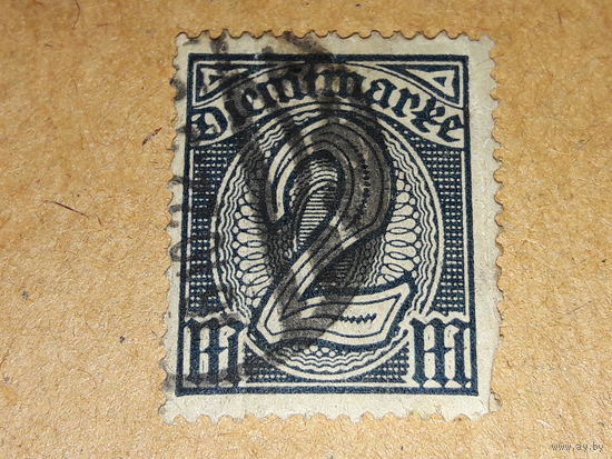Германия Рейх 1920  Служебная марка