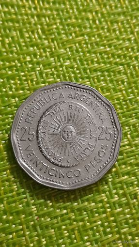 Аргентина 25 песо 1967 г ( юбилейная )