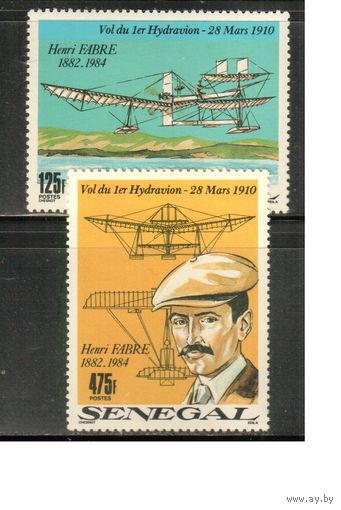 Сенегал-1989 (Мих.1061,1063) ,  ** , История авиации, Личности, Аэроплан