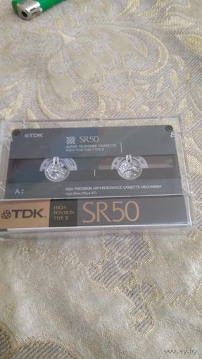 Новая распечатанная аудиокассета  TDК SR 50Crome