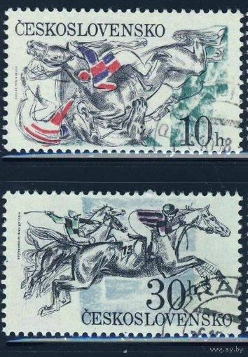 Чехословакия 1978г. лошади и спорт. (АНД