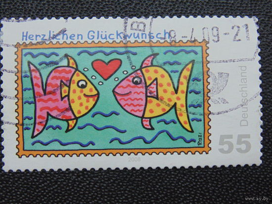 Германия 2008г. Рыбы.