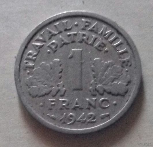 1 франк, Франция 1942 г.