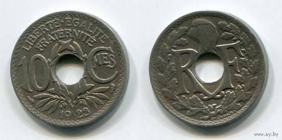 Франция. 10 сантимов (1923, XF)