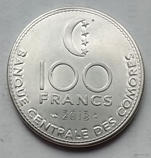 Коморские острова (Коморы) 100 франков 2013 г.